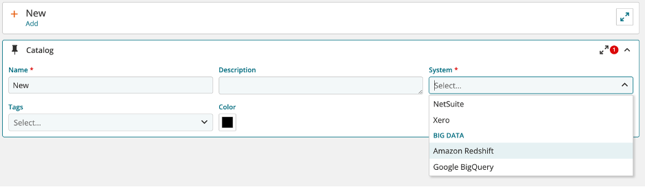 eyko data source connection screen